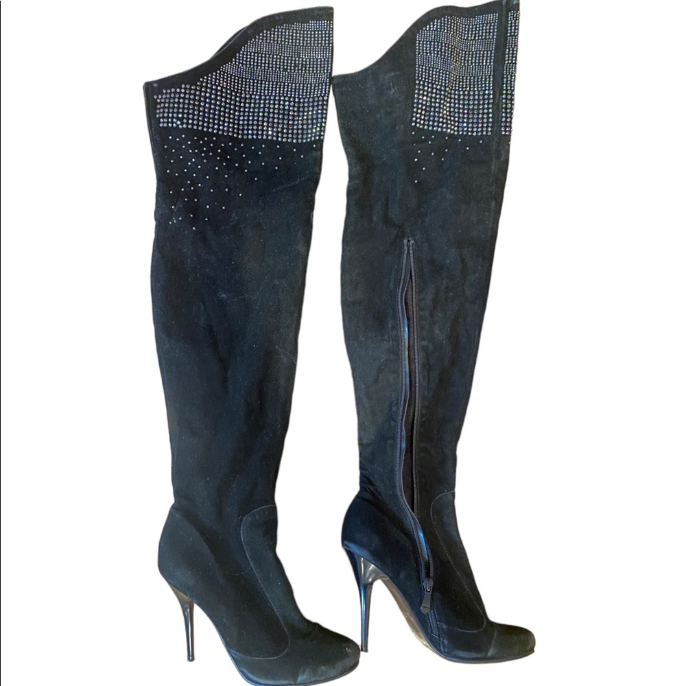 Thigh High Suede Boots